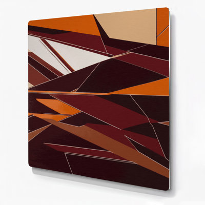 Art mural rigide en métal 30 "Hard Edge"