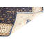 Hand-Knotted High-Quality Navy and Ivory Area Rug