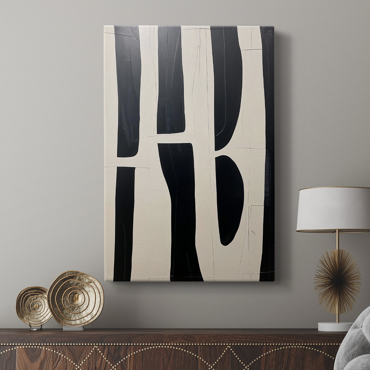 Latitude Run® ABSTRACT Series DCXC -Custom Wrapped Gallery Cavas | Wayfair