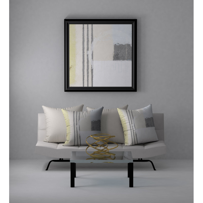 Couvre-coussin carré fascinant et insert, 24 po x 24 po