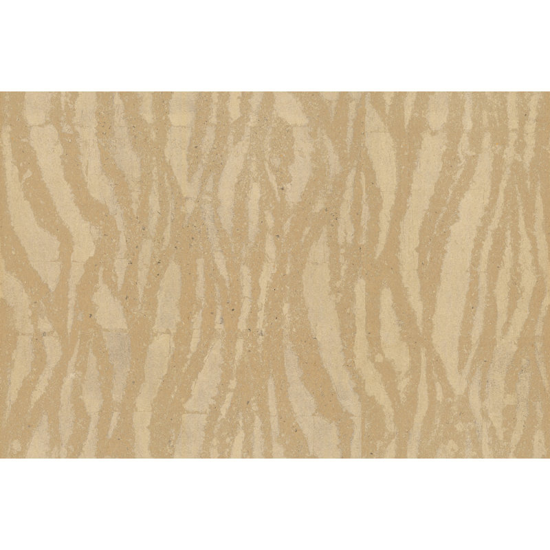 Zebra Chic Wallpaper, Gold