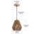 7.09 in. 2 Pack Boho Mini Rattan Pendant Light-1953159685