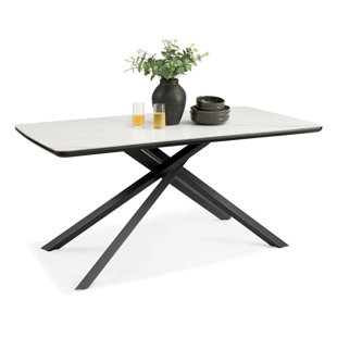 Whitworth Marble Effect 6 Seat Dining Table