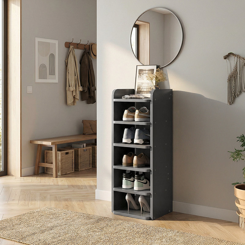 6 Pair Shoe Rack