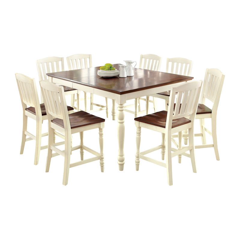 Laureus 9 Piece Counter Dining Table Set