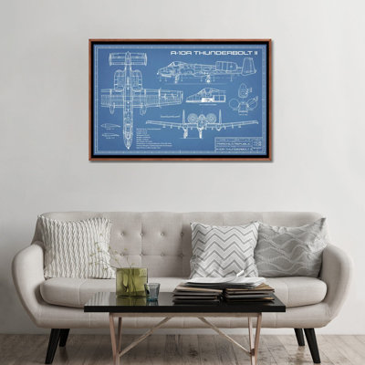 Blueprint d’avion C-130 Hercules-impression de dessin