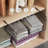 Prep & Savour Wire Under Shelf Basket 4-Pack Creating Extra Isolated Storage Space for Pantry, Refrigerator-1800306724
