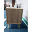 Table de chevet 22,69 po H avec tablette ouverte - pieds en bois massif, table de chevet Noble Oak