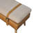 Solid Wood Bench with Nailhead Trim-796138031