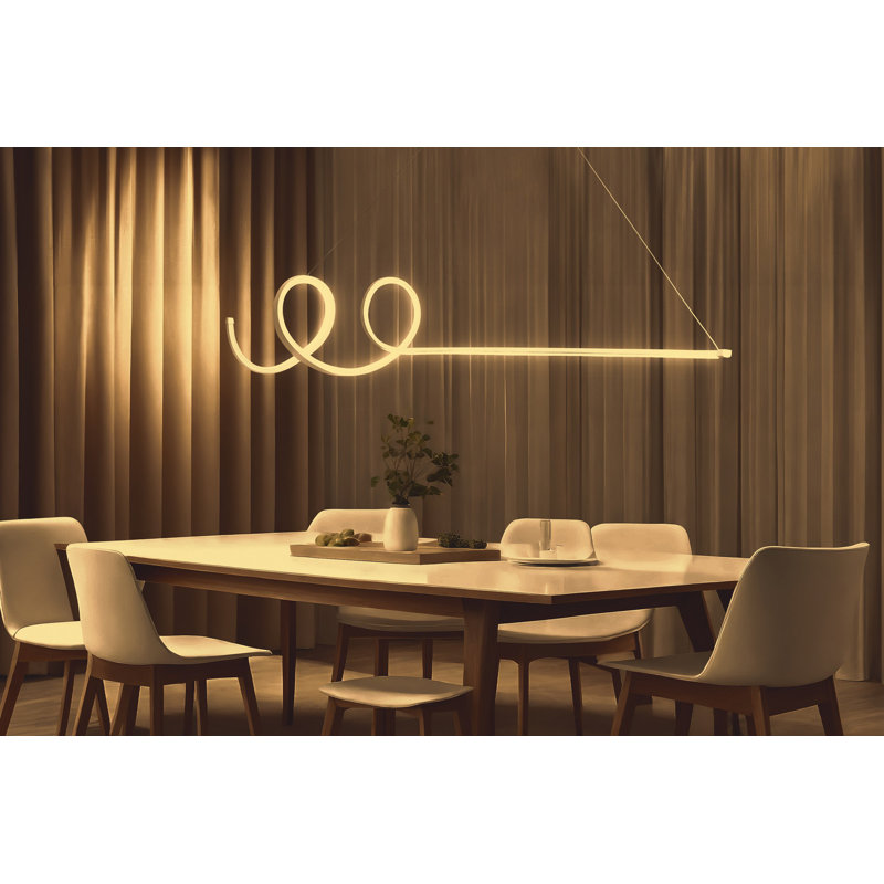 Chriselle LED Chandelier, Gold