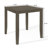5-Piece Counter-Height Dining Set with Swivel Chairs and Square Table, Black-1656241005