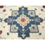 Tapis oriental crème crème Dhurrie 9X12
