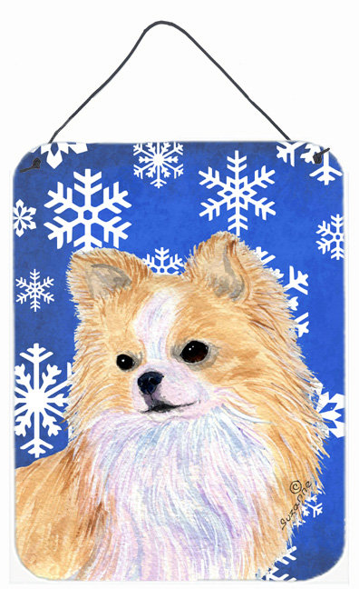Impression sur plaque de noël winter neiges, Chihuahua 3