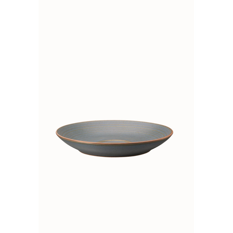 Nature Stoneware Saucer, Water Blue