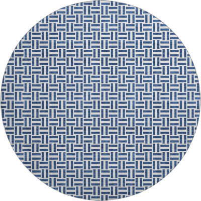 Premium Machine Washable Prisco Navy Rug