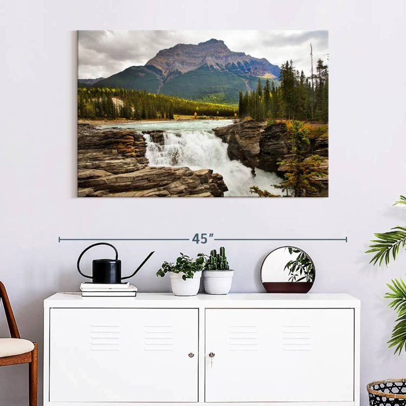 Cascades d'Alvord Sunwapta, H 26 po x l 39 po