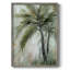 Palmier tropical II, reproduction encadrée - bois massif 50001-1795827310