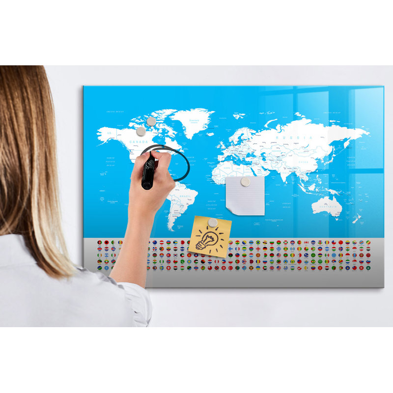 Magnetic Glass Dry Erase Board