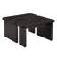Table basse rectangulaire détachable, table basse simple en forme de L, table basse-667766933