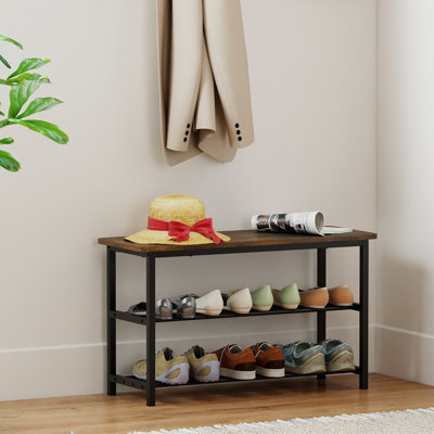 8 Pair Shoe Storage Bench