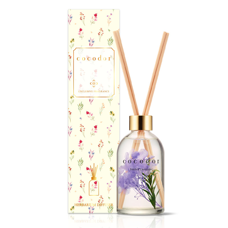 Diffuseur Cocodor Herbarium R 200 ml (6,7 oz) / lavande française [ensemble de 28], Lavande française, Mauve / Vert