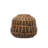 Lavola Debossed Terra-cotta Vase, Natural and Blue