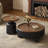 Renaissance-style minimalist storage coffee table
