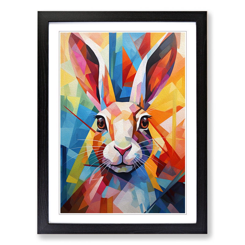 Hare Abstract No.2 - Framed Print