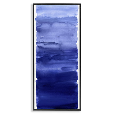 Indigo Blend Gradient Framed Giclee, design by Allie Corbin