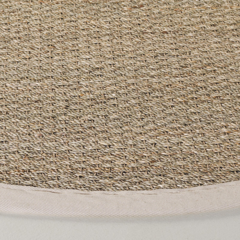 Natural Fiber 111 Seagrass No Pattern Rug, Round 6'