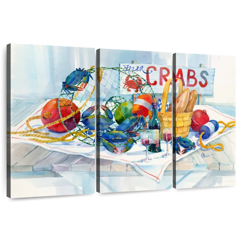 Brampt Crabs Galore, 20" H x 33" W