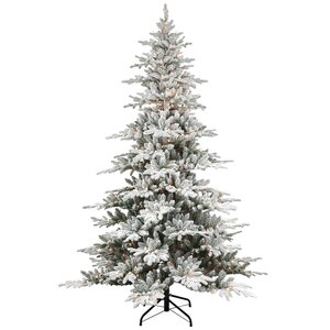 The Holiday Aisle® 7.5' Lighted Artificial Pine Christmas Tree ...