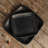 Longpi Pottery Sqaure Platter – 9.5X9.5X1" | Handcrafted Black Clay Serveware