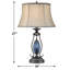Lampe de table 27 po Revmet Gunmetal avec lampe en verre transparent Revere-1398757120