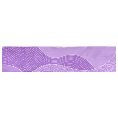 Avicia Hand Drawn Waves Table Runner