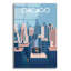 «Chicago Illinois» par Omar Escalante, art mural en verre acrylique-1612252871