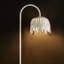 154.8cm Cerused/Limed Arched Floor Lamp Set