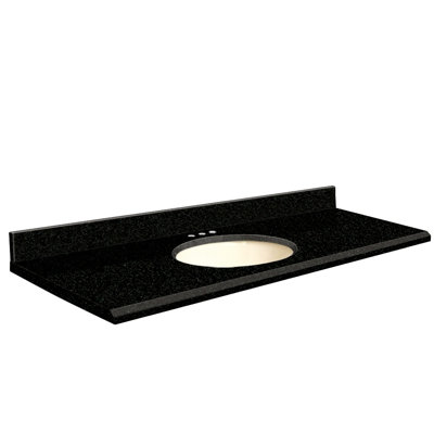 Dessus de salle de bain simple 61 po meuble-lavabo