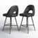 Etna Swivel Upholstered Counter Stool with Metal Frame