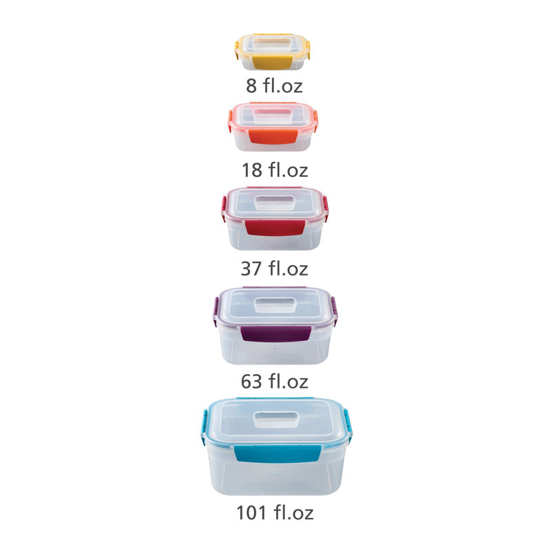 Joseph Joseph Nest Lock 20-piece Food Storage Container Set, BPA-free