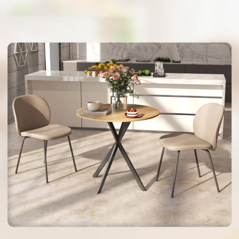 Dining Table with Steel Base