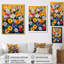 «Orange Glory Garden», impression d'art mural-821539882-821539856