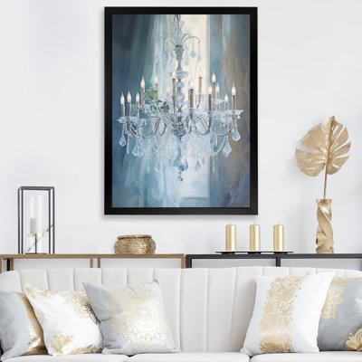 «Jahliya Chandelier Apaisant Serenade II», reproduction d'art sur toile