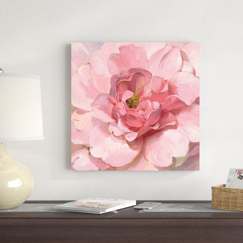 " Blushing Peony ", 20" H x 20" W