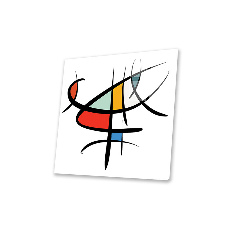 Motif Abstrait 162 parmanuel Signorino - impression sans cadre, H 24 po x l 24 po x P 0,25 po