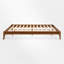Base de lit plateforme en bambou - Support de lattes robuste, aucun sommier nécessaire-392450965-392450971