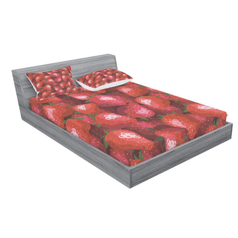 Microfiber Sheet Set, Full/Double Sheet Set with Fitted Sheet