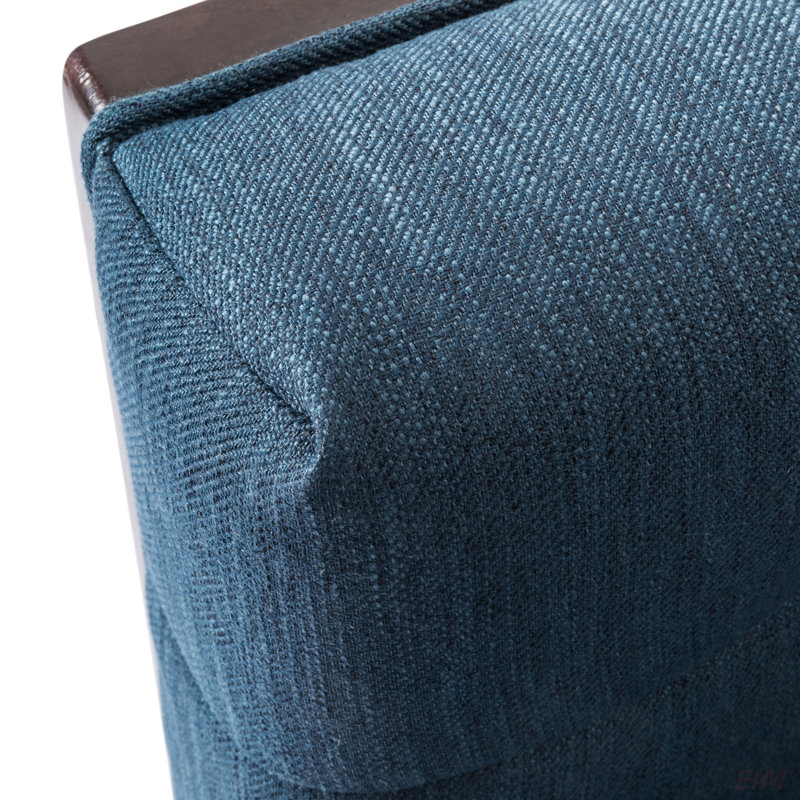 CHAISE CLUB, coutures gaufrées capitonnées