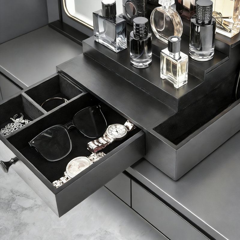 Manufactured Wood Makeup Organiser