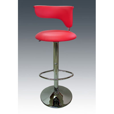 Safiyah Upholstered Adjustable Height Counter Stool